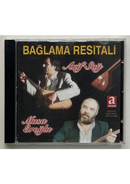 Arif Sağ Musa Eroğlu Bağlama Resitali CD (Orjnal Dönem Baskı Cd)