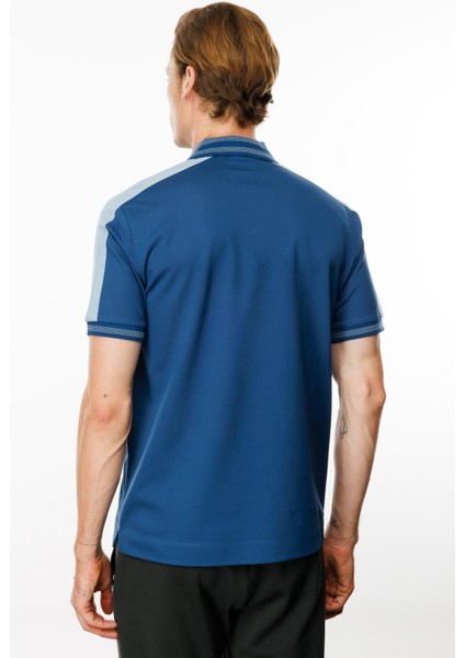 Erkek Polo Yaka Omuzu Şeritli T-Shirt Parlement indirimleri
