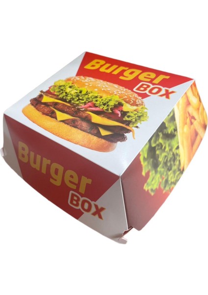 Hamburger Kutusu Xl 14X14X9.5CM 300 Adet