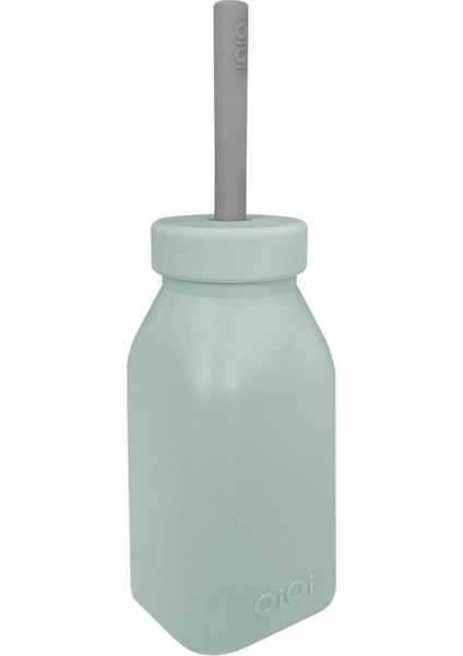 Şişe + Pipet 200ML River Green / Powder Grey