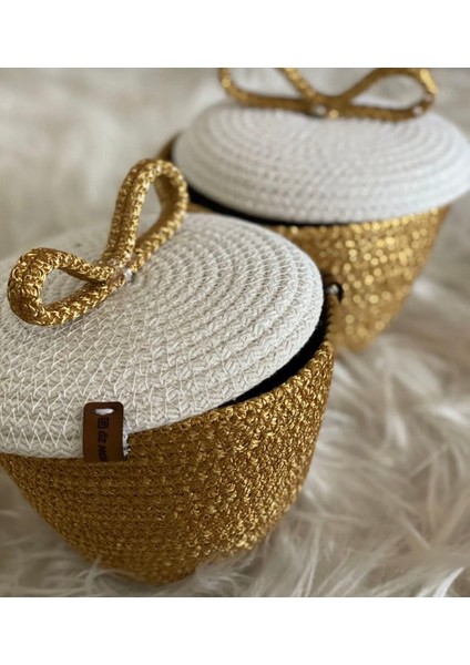 2'li Gold Renk Organizer Sepet fiyatları