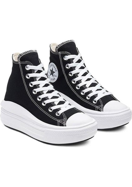 Chuck Taylor All Star Move Platform Kadın Günlük Ayakkabı 568497C Siyah