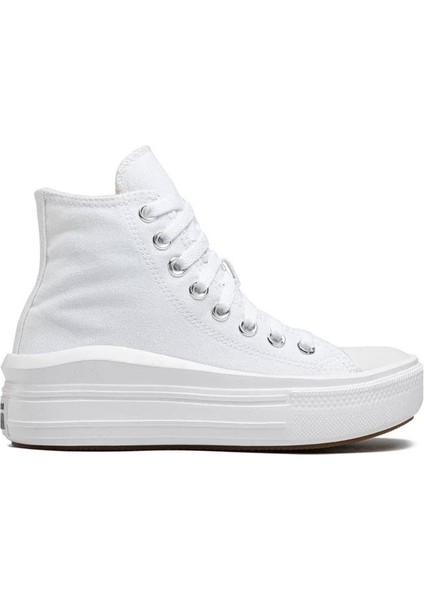 Chuck Taylor All Star Move Platform Kadın Günlük Ayakkabı 568498C Beyaz