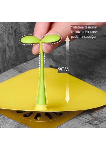 Yer Sifonu Koku Giderici Zemin Sifonu Deodorant Kapağı Deodorant Pedi Silikon Deodorant Yer Sifonu Banyo Anti-Böcek Artefakt Zemin Sifonu (Yurt Dışından) fırsatları