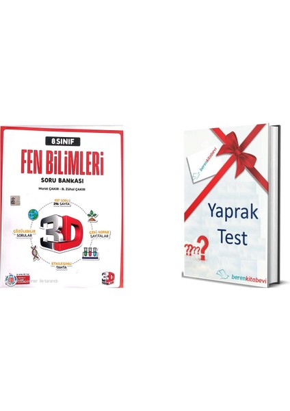 3D Yayıları 8. Sınıf Fen Bilimleri Soru Bankası + Yaprak Test