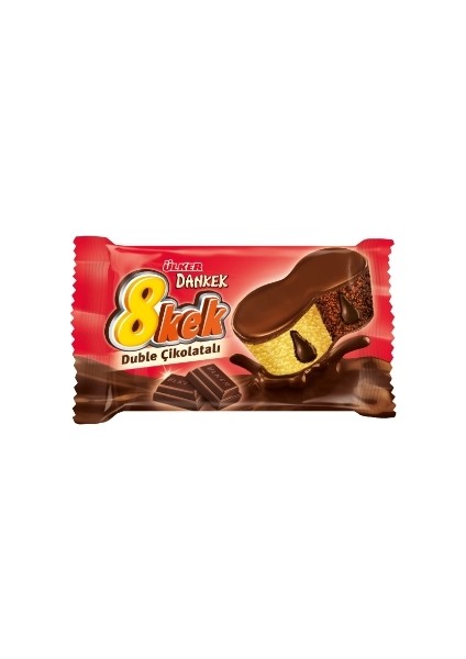 Dankek 8 Kek Duble Çikolatalı 55 gr. (24'lü)