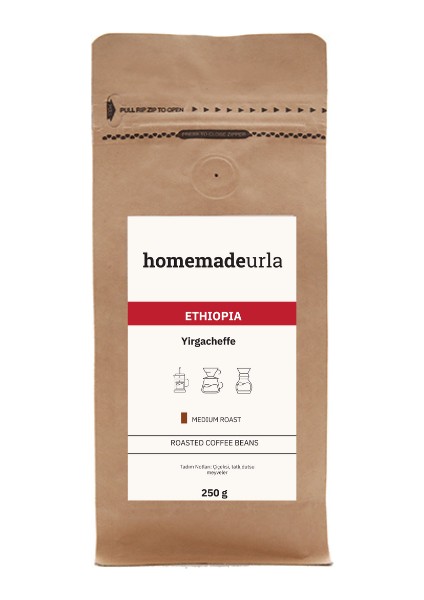 250 gr Ethıopıa Yirgacheffe Kavrulmuş Kahve Çekirdeği