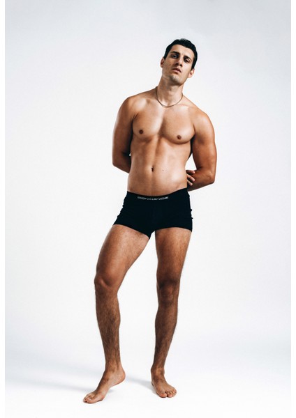 Don-Kayde Premium Micro Modal Antrasit Gri Erkek Boxer Short 2'li Set