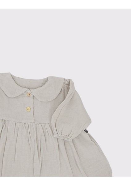 Muslin Bebek Yaka Elbise Ve Toka fiyatları