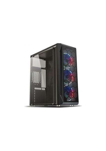Hıper Zoe Gamıng Mıdı Atx 3X120MM Rgb Fan Kasa 80+ Bronz 750W Psu