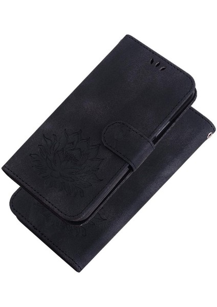 Tecno Spark 20 Pro Artı 4g Cüzdan Kickstand Kabartma Lotus Için Flip Case (Yurt Dışından)