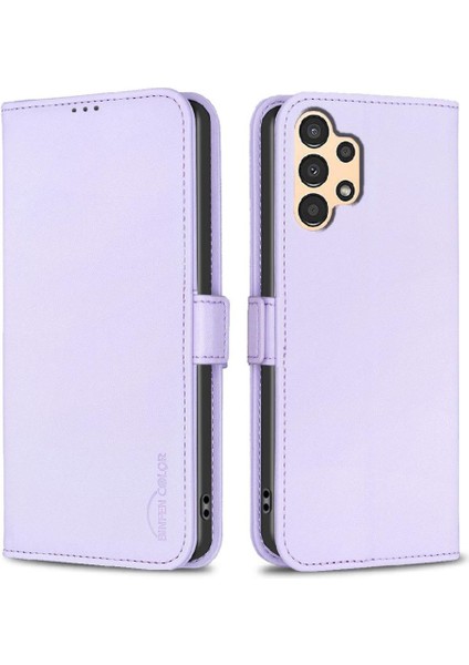 Galaxy A32 5g Manyetik Kickstand Darbeye Dayanıklı Tpu Kartı Için Flip Case (Yurt Dışından)