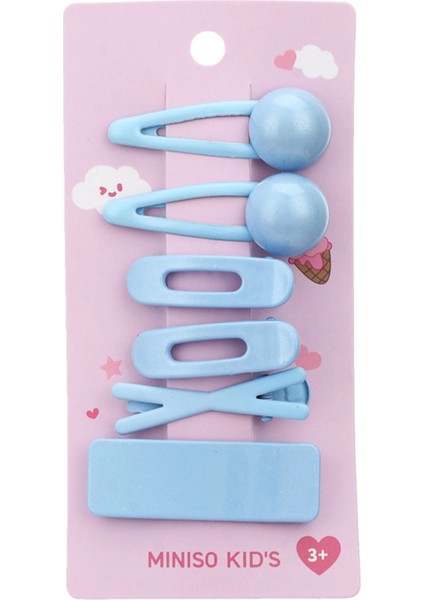 6'Lı Renkli Sevimli Saç Tokası Seti