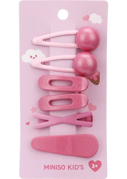 6'Lı Renkli Sevimli Saç Tokası Seti modelleri