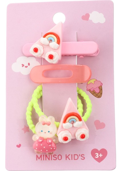 Eğlence Serisi Dondurma Figürlü 4'Lü Saç Toka Seti - Tatlı Ve Renkli Stil fiyatları