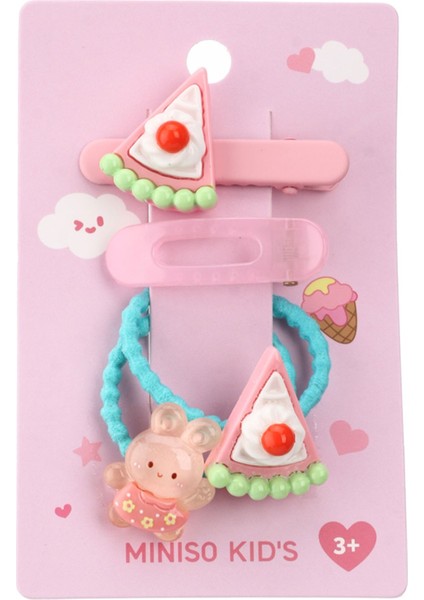 Eğlence Serisi Dondurma Figürlü 4'Lü Saç Toka Seti - Tatlı Ve Renkli Stil fırsatları