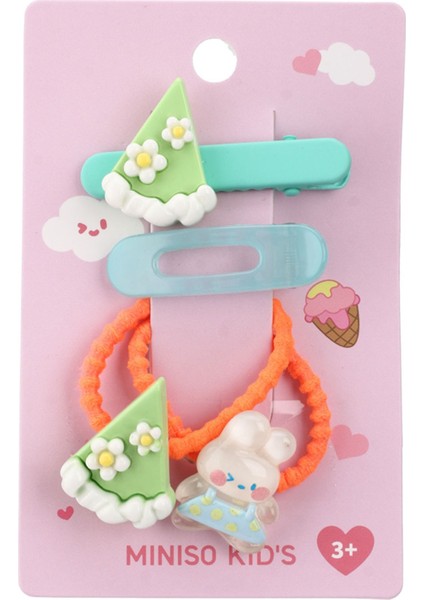 Eğlence Serisi Dondurma Figürlü 4'Lü Saç Toka Seti - Tatlı Ve Renkli Stil indirimleri