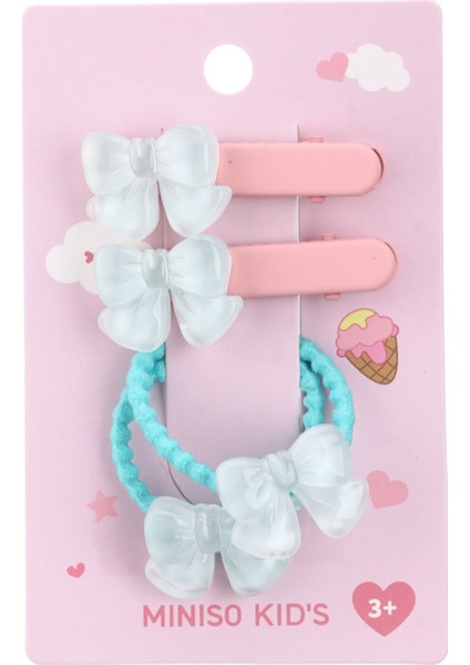 Eğlence Serisi Fiyonk Figürlü 4'Lü Saç Toka Seti - Zarif Ve Renkli Stil fırsatları