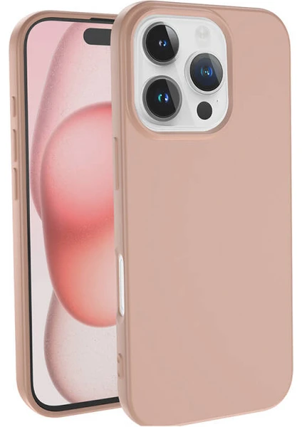 iPhone 16 Pro Max Kılıf Lansman Içi Kadife Silikon