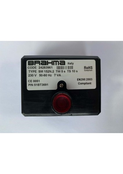 SM152N.2 Brülör Otomatiği 24283961 TW5S TS10S 230V 50-60Hz 7VA