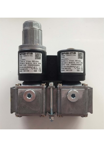 GVC15*S*L Double Solenoid Valf 13992012 Pmax 500MBAR 220-240V 50-60Hz 36W