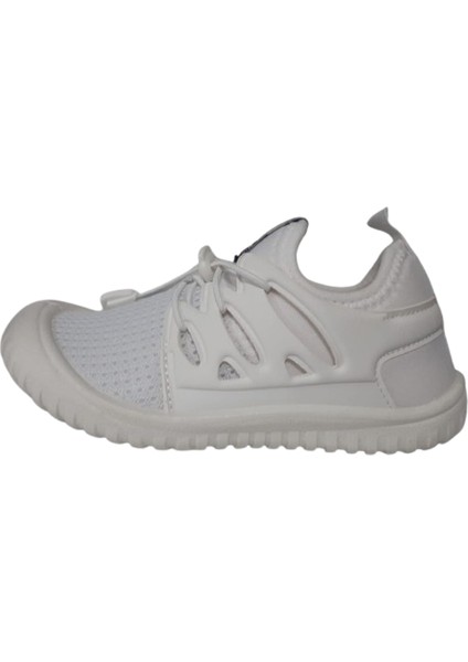 Unısex Çocuk Beyaz Lastikli Ortopedik Taban Sandalet Gzeer87-17 fiyatları