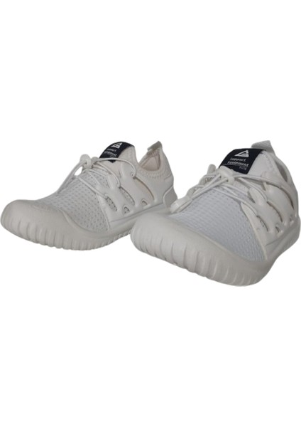 Unısex Çocuk Beyaz Lastikli Ortopedik Taban Sandalet Gzeer87-17 modelleri