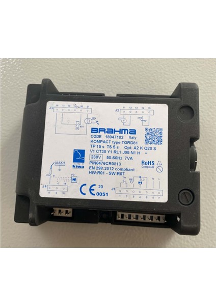 TGRD81 Brülör Otomatiği 18047102 TP15S TS5S 230V 50-60Hz 7VA