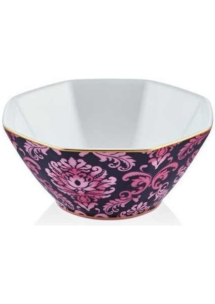 Tea Delight 12 cm Kase Burgundy Red Blooming Baroque 1 Adet