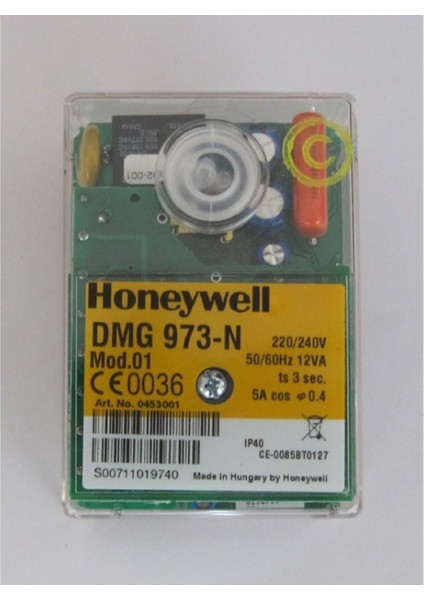 DMG973-N Brülör Otomatiği Mod.01 220-240V 50-60Hz 12VA