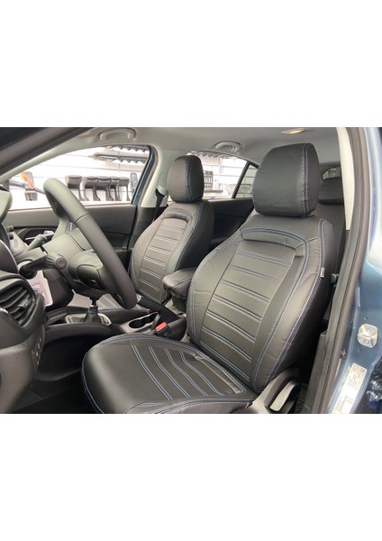 Fiat Egea Araca Özel Oto Koltuk Kılıfı - 1. Kalite Deri