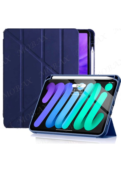 Apple iPad Air 11inç M2/M3 Kılıf Kalem Şarj Bölmeli Case 2025-2024