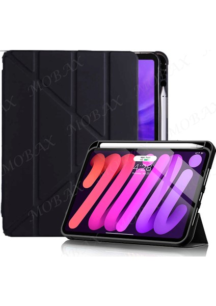 Apple iPad Air 11inç M2/M3 Kılıf Kalem Şarj Bölmeli Case 2025-2024