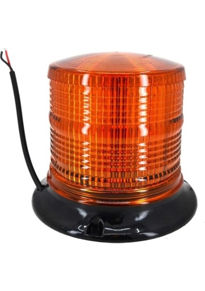 LED Çakar Döner Sabit Tepe Lamba Sarı 12V 24V 3 Modlu