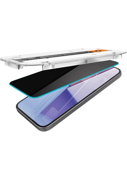 iPhone 16 / 15 Hayalet Cam Ekran Koruyucu Kolay Kurulum GLAS.tR EZ Fit Privacy HD - AGL07121