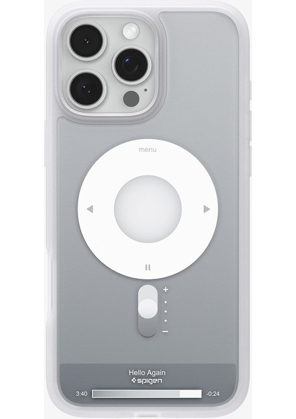 iPhone 16 Pro Kılıf Ultra Hybrid MagFit MagSafe özellikli Classic Silver - ACS08139