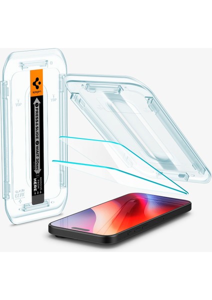 iPhone 16 Pro Cam Ekran Koruyucu Kolay Kurulum GLAS.tR EZ Fit Slim HD (2 Adet) - AGL07928