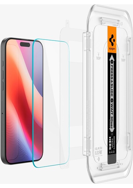 iPhone 16 Pro Cam Ekran Koruyucu Kolay Kurulum GLAS.tR EZ Fit Slim HD (2 Adet) - AGL07928