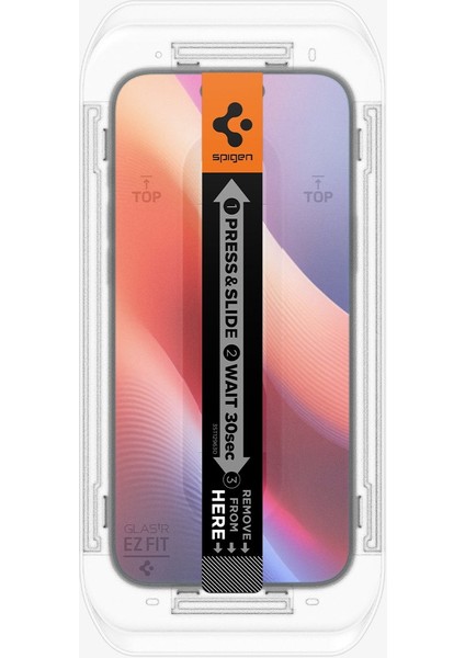 iPhone 16 Pro Max Hayalet Cam Ekran Koruyucu Kolay Kurulum GLAS.tR EZ Fit Privacy HD (2 Adet) - AGL07908