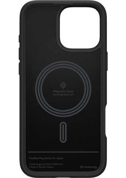 Caseology iPhone 16 Pro Kılıf Parallax Mag MagSafe özellikli Matte Black - ACS08169 indirimleri