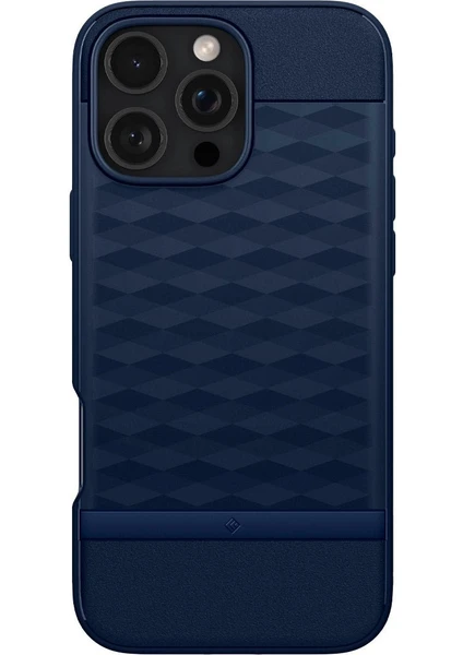 Caseology iPhone 16 Pro Kılıf Parallax Mag MagSafe özellikli Midnight Blue - ACS08171