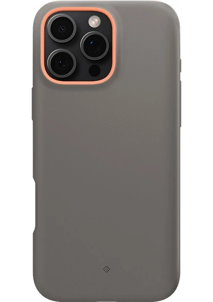 Caseology iPhone 16 Pro Max Kılıf Nano Pop Mag MagSafe özellikli Papaya Gray - ACS08043