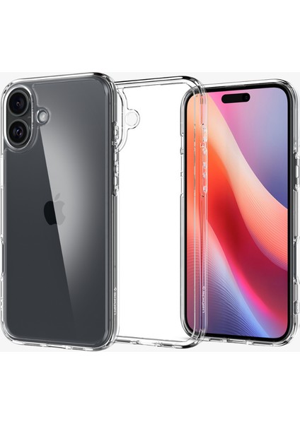iPhone 16 Plus Kılıf Crystal Hybrid Crystal Clear - ACS08095