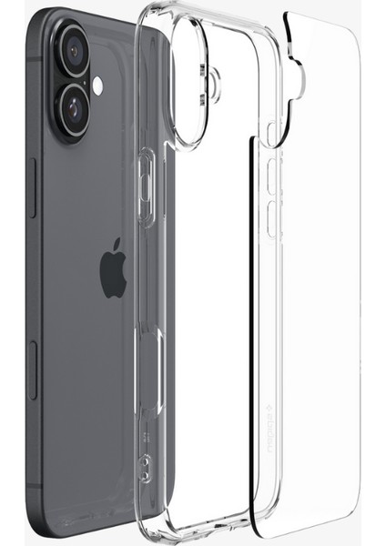 iPhone 16 Plus Kılıf Crystal Hybrid Crystal Clear - ACS08095
