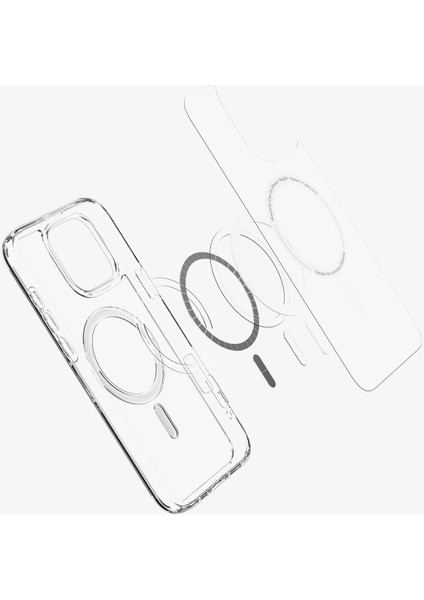 iPhone 16 Pro Kılıf Crystal Hybrid MagFit MagSafe özellikli White - ACS08162 indirimleri