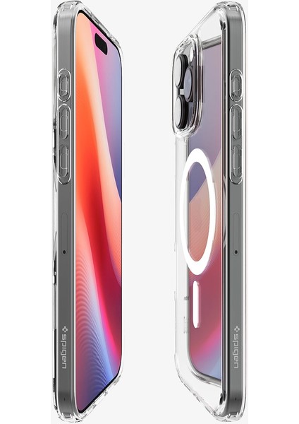 iPhone 16 Pro Kılıf Crystal Hybrid MagFit MagSafe özellikli White - ACS08162