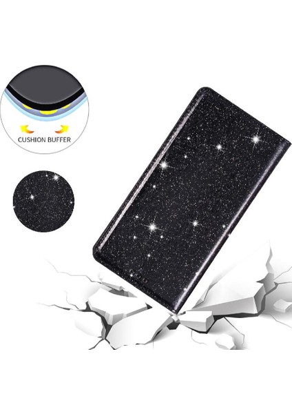 Mays Home1 Samsung Galaxy A05 Flip Case Cüzdan Manyetik Kapatma Için Glitter Flip Case (Yurt Dışından)