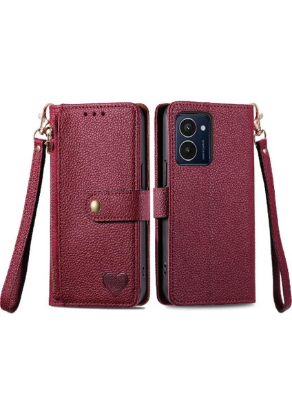 Hmd Darbe Pro Cüzdan Fermuar Darbeye Deri Kılıf Aşk Için Flip Case (Yurt Dışından)