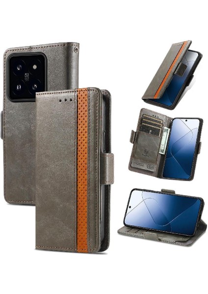 Xiaomi 14T Ekleme Cüzdan Çoklu Kart Yuvası Iş Çok Renkli (Yurt Dışından)