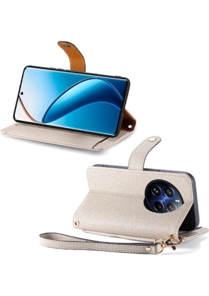 Realme 13 Cüzdan Darbeye Deri Kılıf Fermuar Aşk Için Flip Case (Yurt Dışından) fırsatları